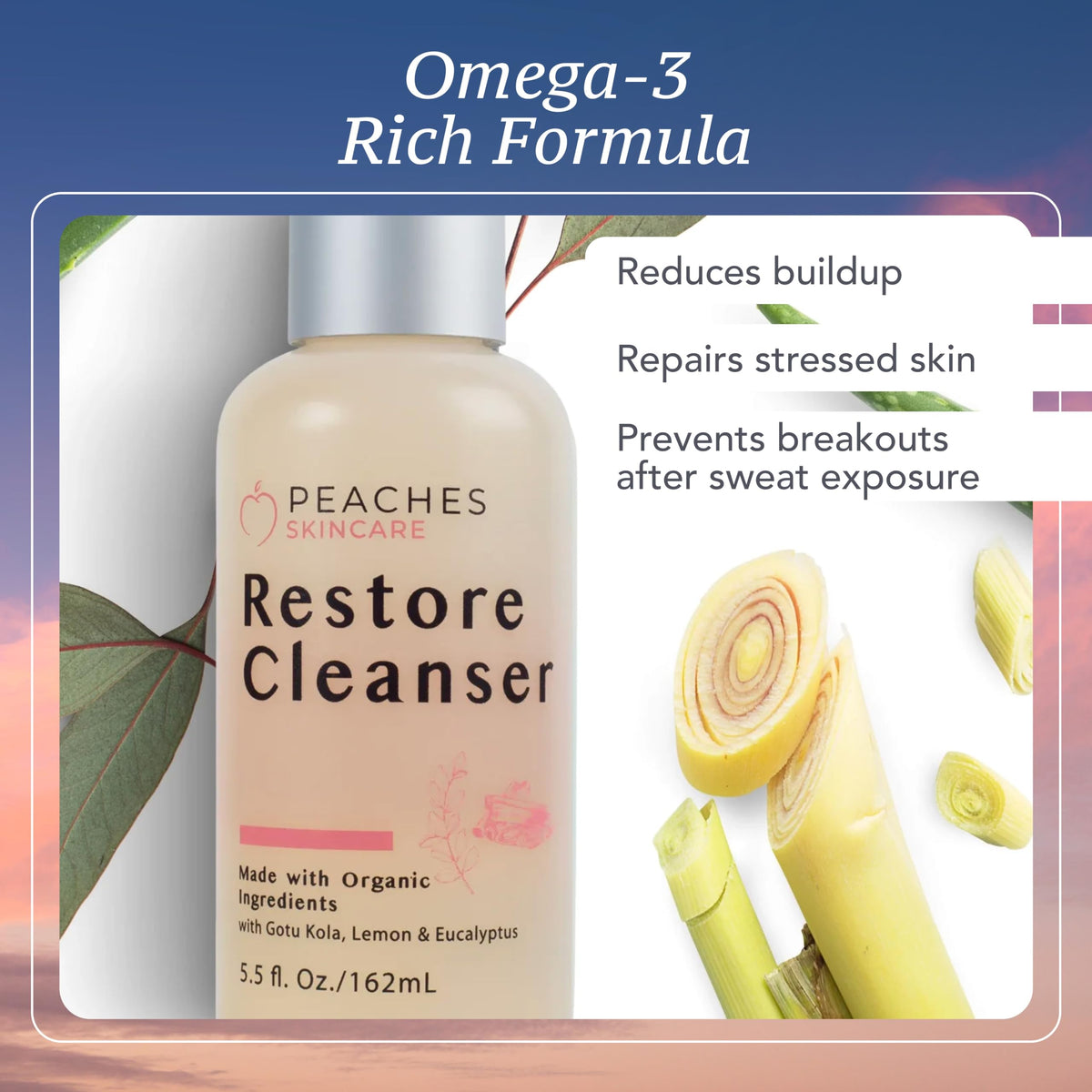 Suitable for all skin types seeking a daily non-drying cleanse