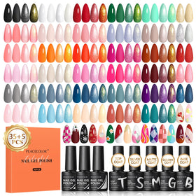 PEACECOLOR swatch bundle displaying 35 spring/summer colors for selection