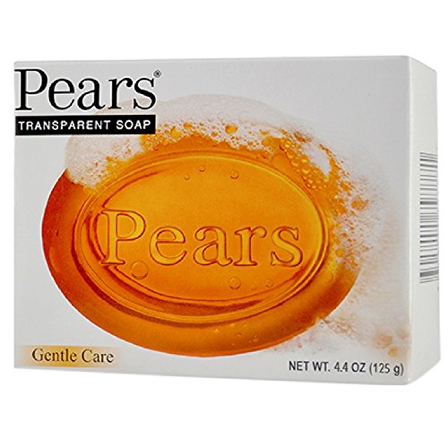Pears Gentle Care Transparent Soap bar for gentle, daily cleansing on all skin types.