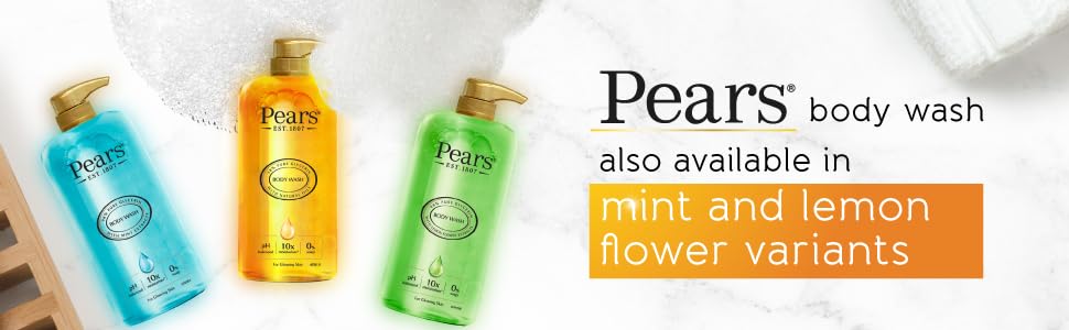 500 ml Pears Original Body Wash pump bottle shown for size reference.