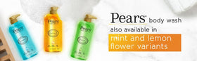 500 ml Pears Original Body Wash pump bottle shown for size reference.