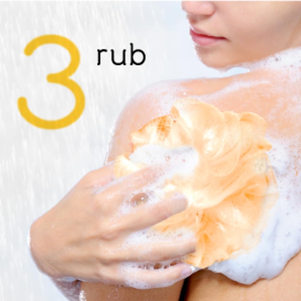 Foamy lather forms with Pears Original Body Wash on a washcloth.