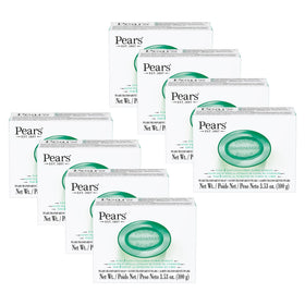 Pears glycerin lemon flower transparent bar for gentle, hydrating cleanse.