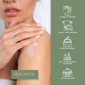 Pecksniff's Hand Wash bottle delivers gentle cleansing with a refined scent.