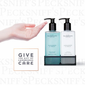 Pecksniff's Kitchen Soap Dispenser Set makes a thoughtful gift option.