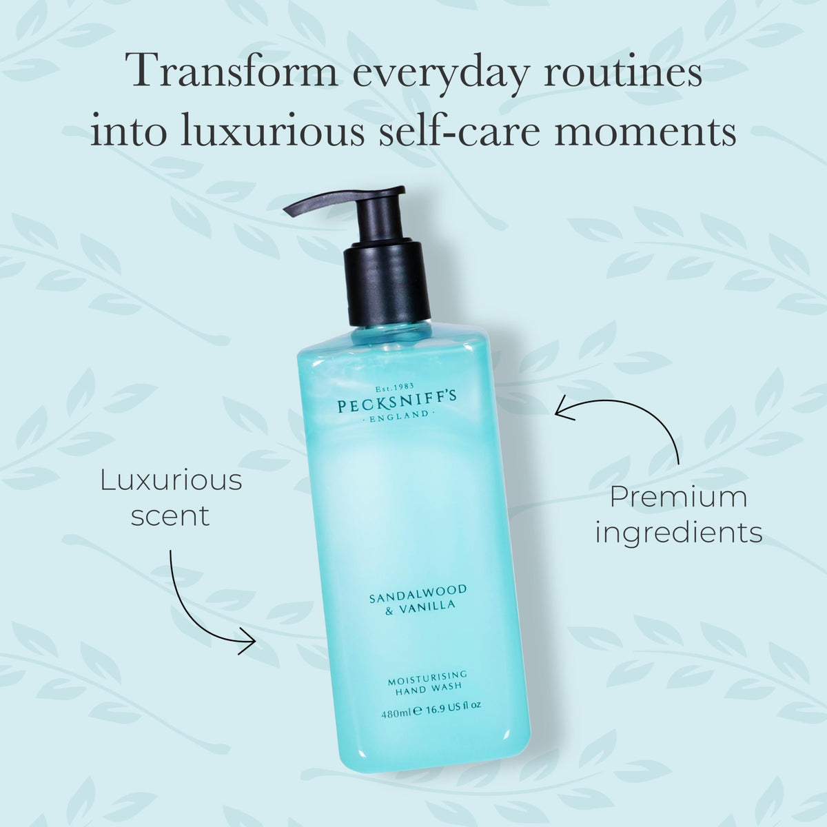 Close-up of sandalwood-vanilla foam showing rich lather and inviting scent.