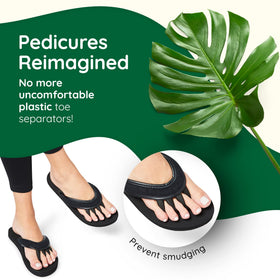 Pedi Couture bunion friendly fit reduces toe overlap and pressure