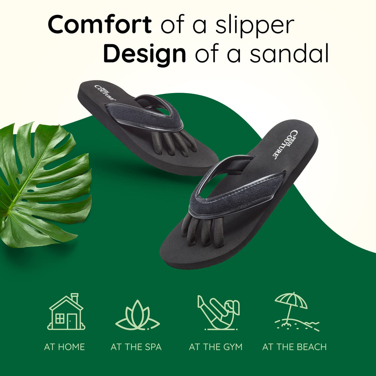 Pedi Couture home spa pedicure sandal for relaxing nail care
