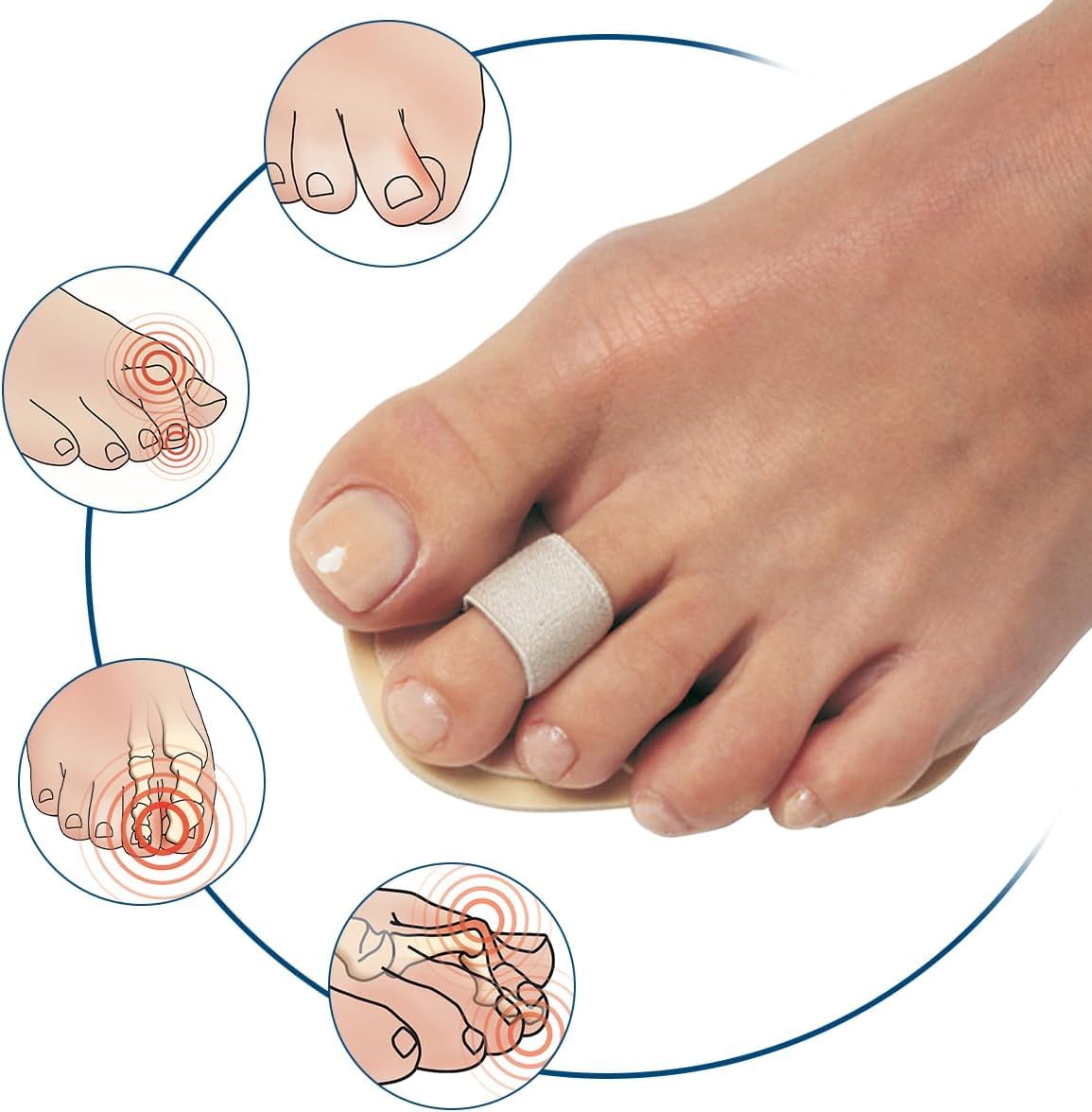 Pedifix Toe Straightener easy-care design simplifies cleaning after wear.