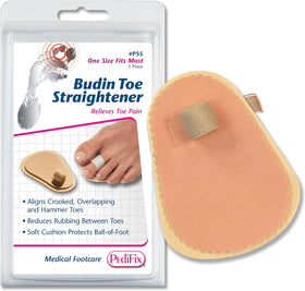 Pedifix Toe Straightener pack of 4 laid out for home use to ease toe rubbing.