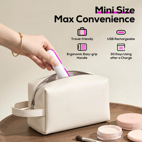 PEDOOD Sonic Razor travel-friendly design fits purse or bag.