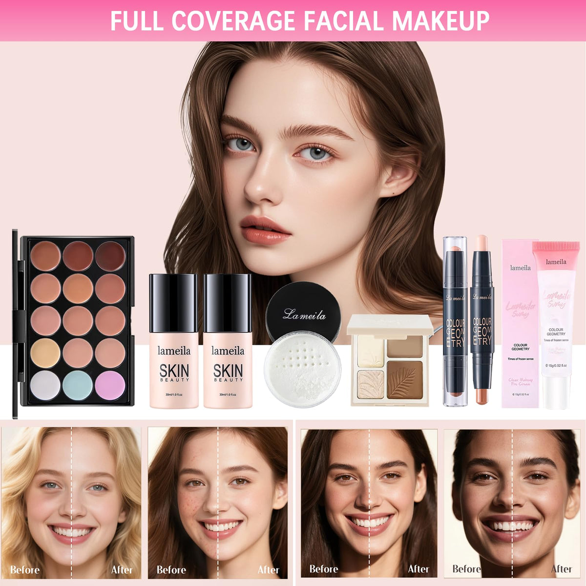 Peenice All-in-One makeup kit lipstick collection adds lasting color and subtle shine