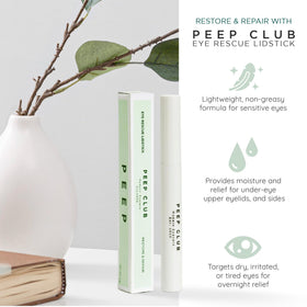 Close-up of LidStick texture reveals creamy, hydrating formula.