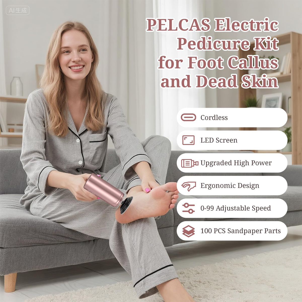 PELCA'S adjustable 0–99 speed range for customized smoothing