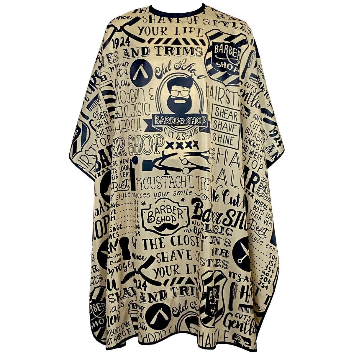 Pelocapa barber cape anti-static finish for a smoother styling session