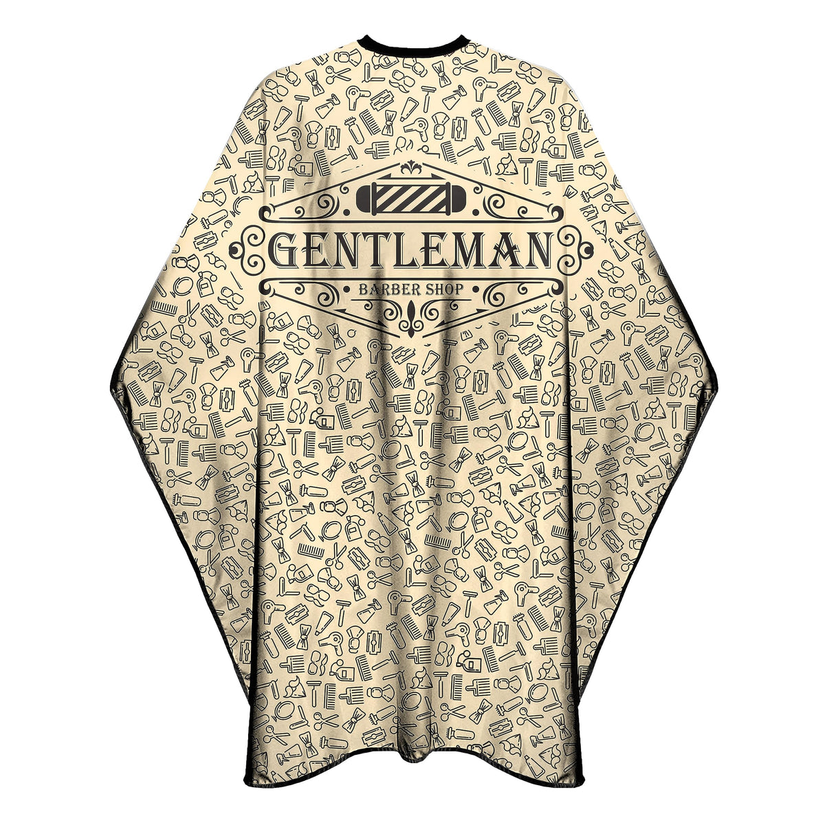 Pelocapa barber cape easy-clean dry design for quick turnover.