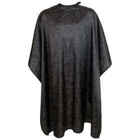 Pelocapa barber cape shows waterproof layer for clean haircuts