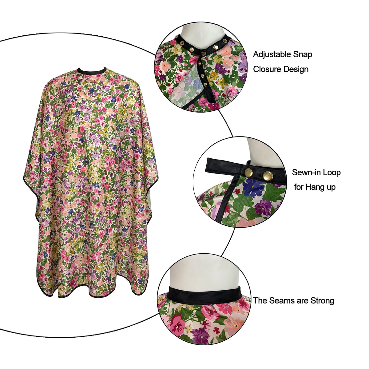 Pelocapa lightweight breathable polyester keeps clients comfortable during services.