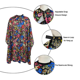 Machine washable Pelocapa cape with durable print that resists fading.