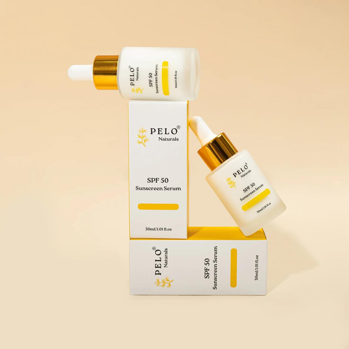 Non-greasy texture of PELO Naturals SPF 50 Serum feels breathable.