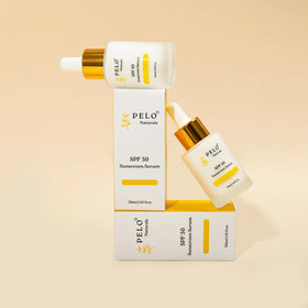 Non-greasy texture of PELO Naturals SPF 50 Serum feels breathable.