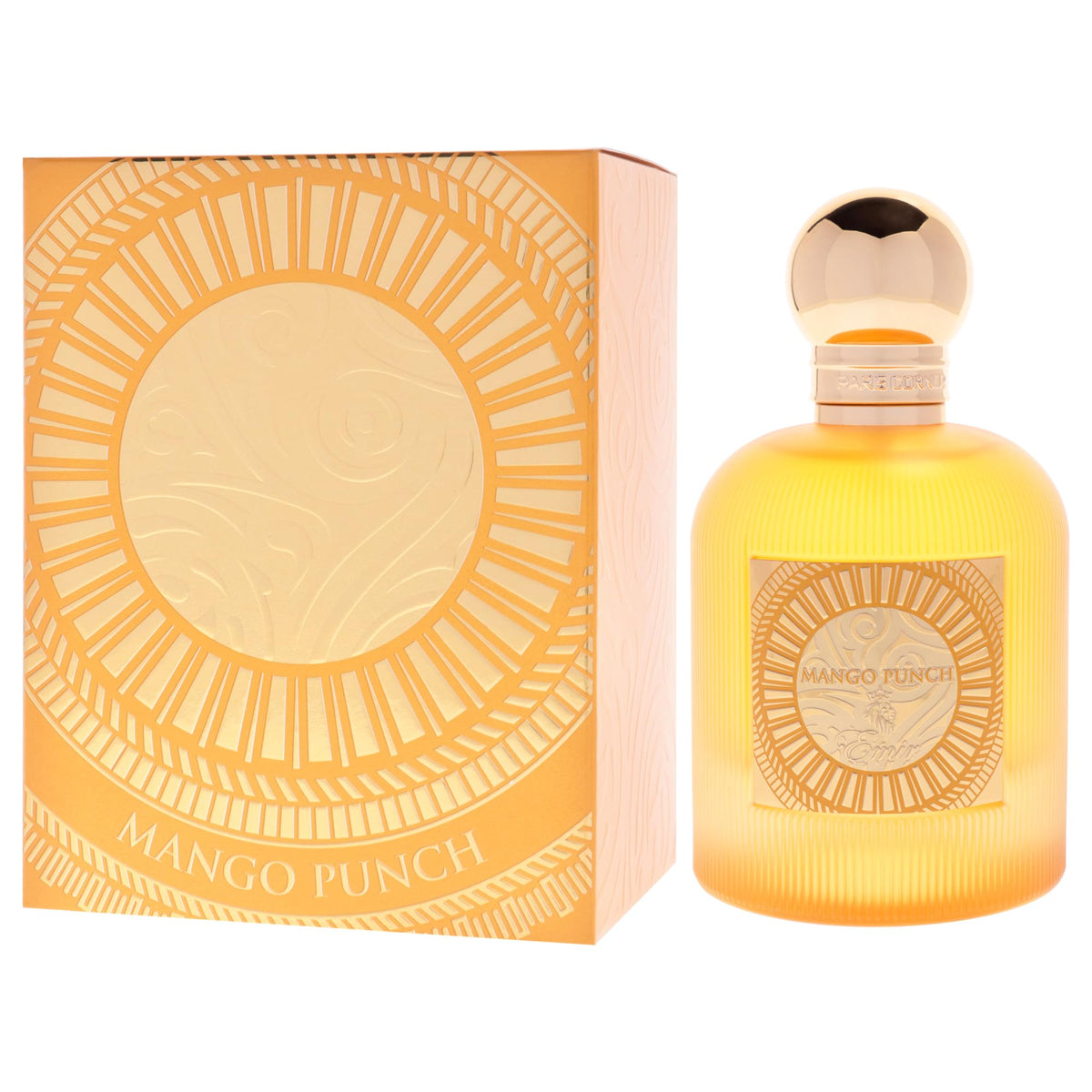 Pendora Emir Mango Punch heart notes with jasmine and lotus evoke floral sophistication.