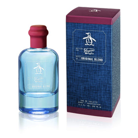 Penguin Original Blend box front highlighting premium packaging for gifting