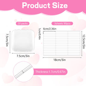 PEOVLVN storage box interior layout showing organized compartments by size.