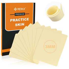 PEPAX tattoo skins on an 8x6 inch surface for ample practice space.