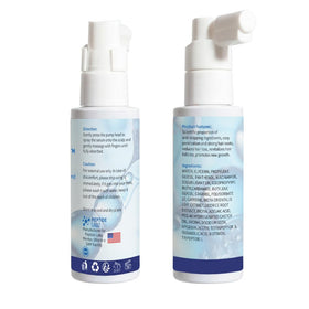 PeptideLabz nourished-scalp image suggests healthier roots and shine