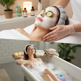 PercyEffie headband helps keep hair dry during makeup or shower sessions.