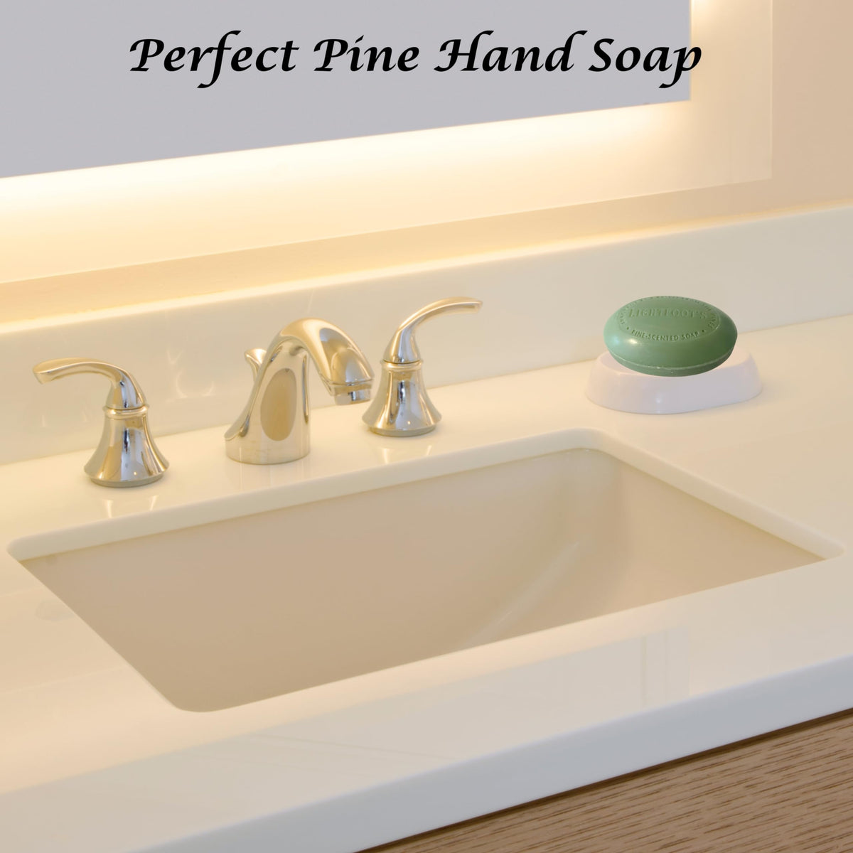 Perdy Good Lightfoot pine soap after-workout clean and aroma