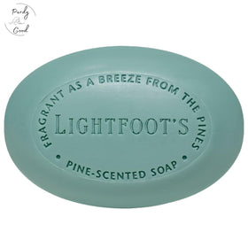 Perdy Good Lightfoot pine soap hand option for kitchen or bath