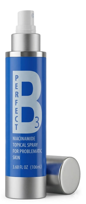 Perfect B3 Niacinamide Spray bottle closeup for refreshed skin