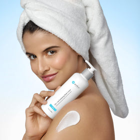 Perfect Image Gly + Sal Exfoliating Lotion green tea papaya ingredients; soothing feel.