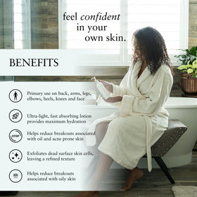 Perfect Image Gly + Sal Exfoliating Lotion pump top; easy daily application.