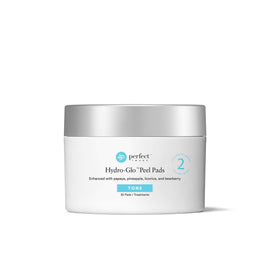 Perfect Image Hydro-Glo Peel Pads pack for at-home facial treatment.
