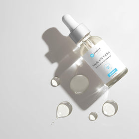 Side view of container and texture for Perfect Image Salicylic 10% Gel Peel