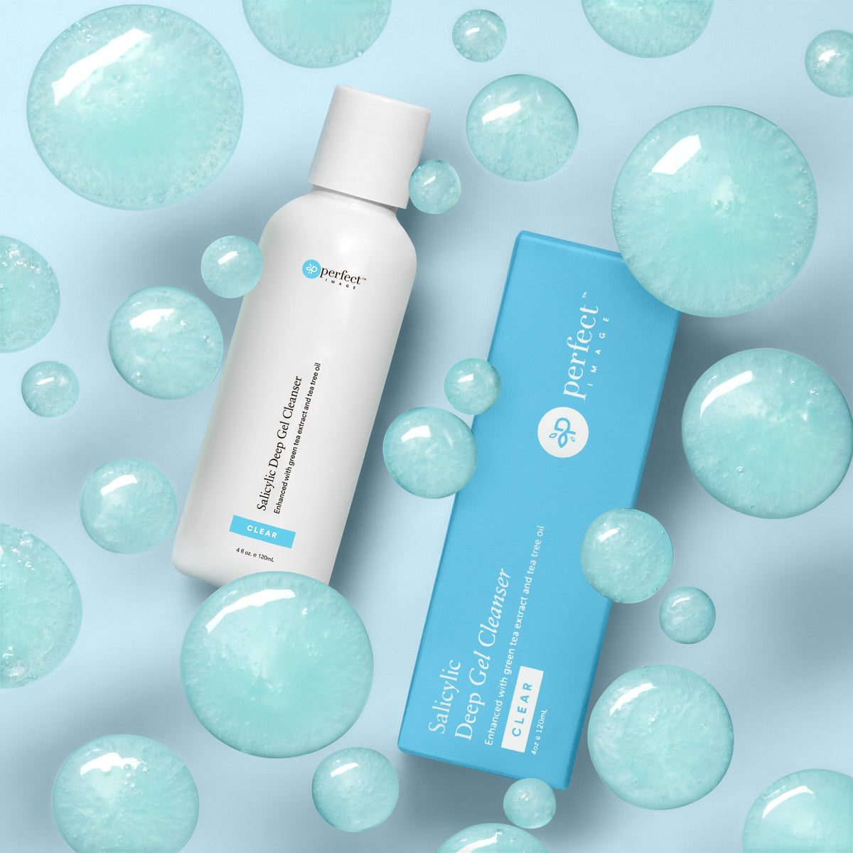 Compact packaging image signals spa-grade care from Perfect Image at home.