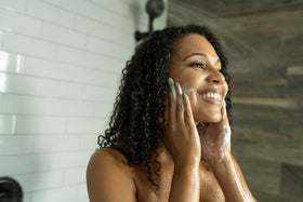 Texture closeup of Perfect Image gel cleanser for gentle exfoliation.