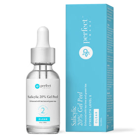 Perfect Image Salicylic Gel Peel bottle close-up for pore cleansing.