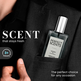 Perfect Scents amber leather finish delivers a refined, lasting impression.