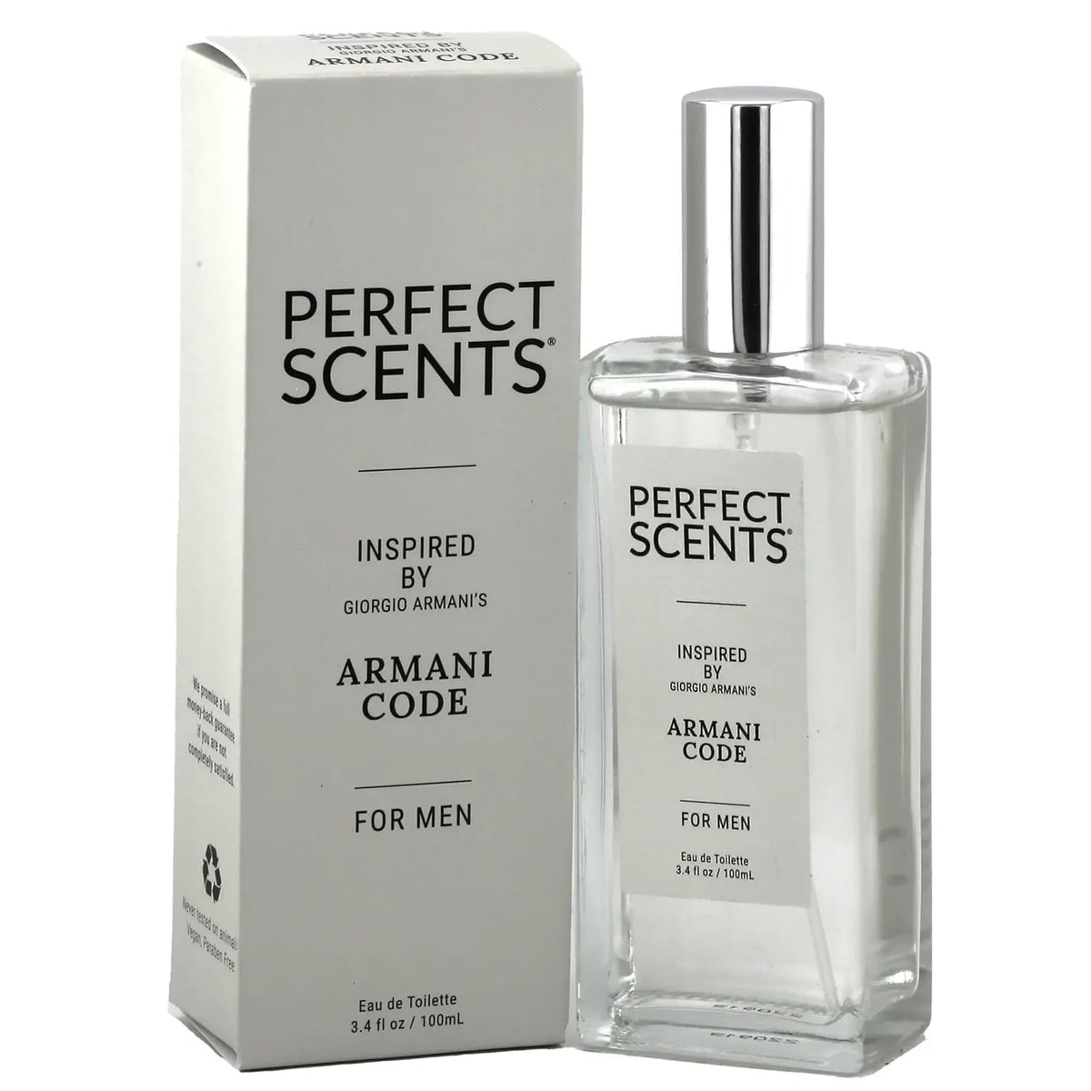 Perfect Scents Armani Code-inspired bottle gleams for everyday confidence.