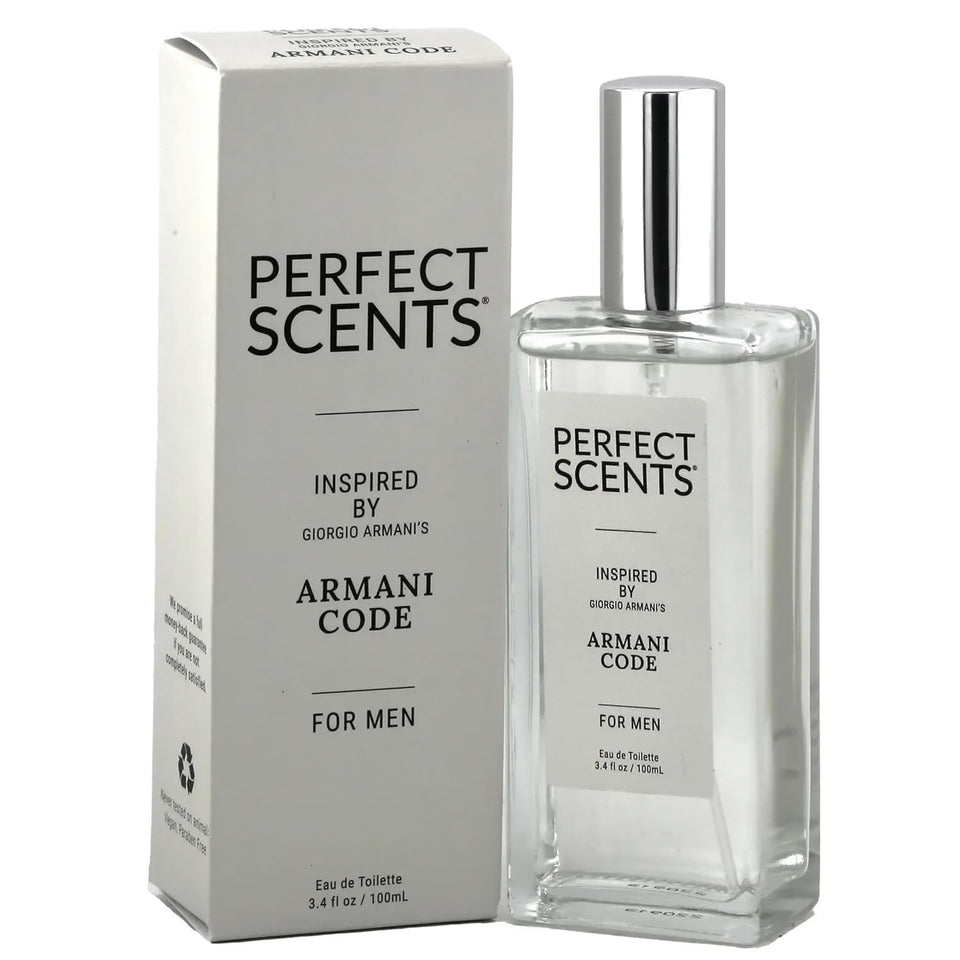Perfect Scents Armani Code-inspired bottle gleams for everyday confidence.