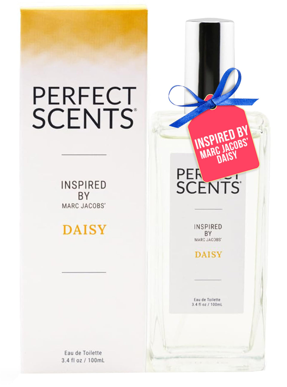 Perfect Scents Daisy-inspired fragrance bottle, ideal for everyday freshness.