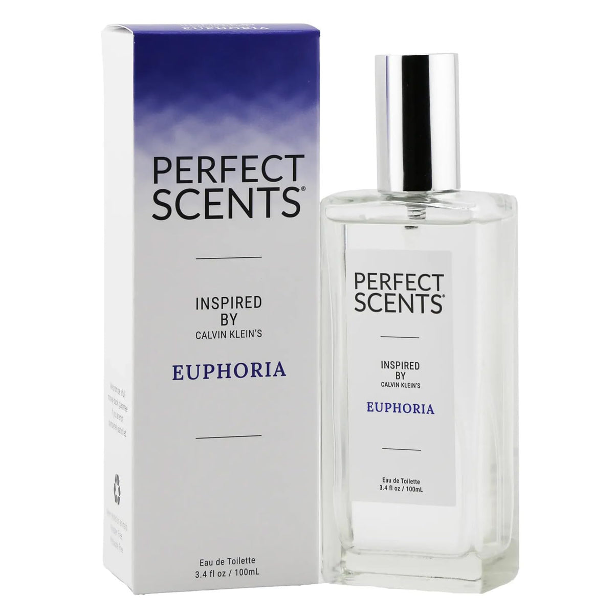 Perfect Scents bottle front view, Euphoria-inspired fragrance for evening wear.