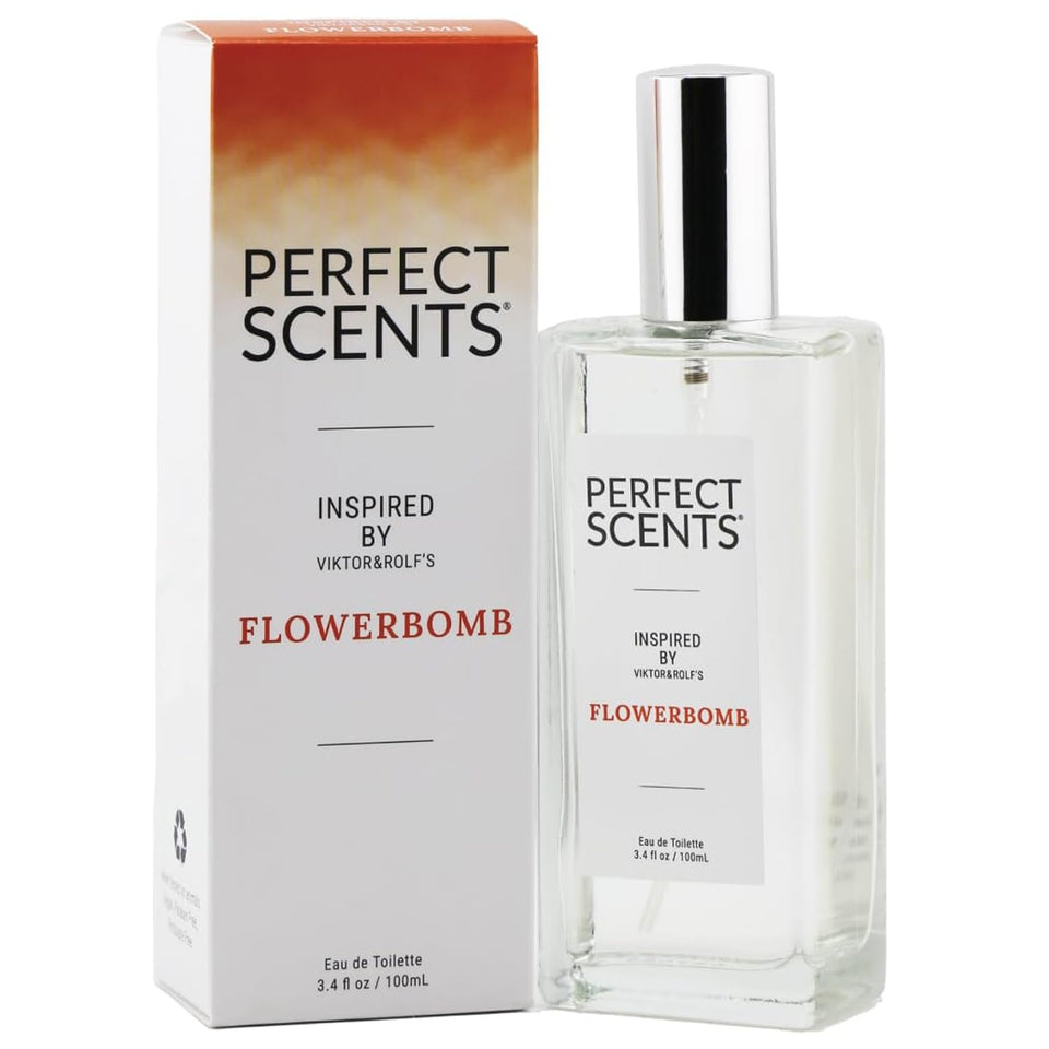 Perfect Scents fragrance bottle close-up highlighting floral notes for daily wear.