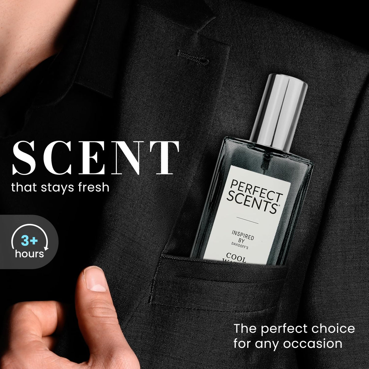 Perfect Scents notes aqua leaf blue lavender open with fresh aquatic vibes.