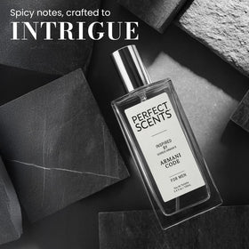 Perfect Scents EDT bottle highlights iced mandarin note for fresh mornings.