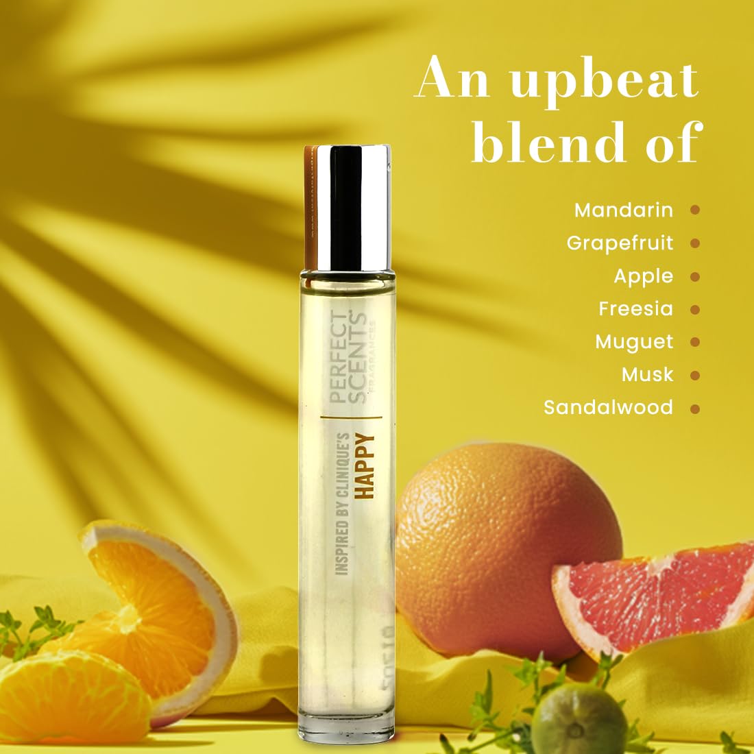 Perfect Scents soft floral accents complement daytime outfits.